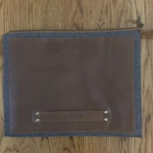 Leather portfolio by The Leather Warehouse 10.5 x 13.5 brand new